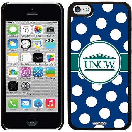 UNCW Polka Dots Design on iPhone 5c Thinshield Snap-On Case by Coveroo
