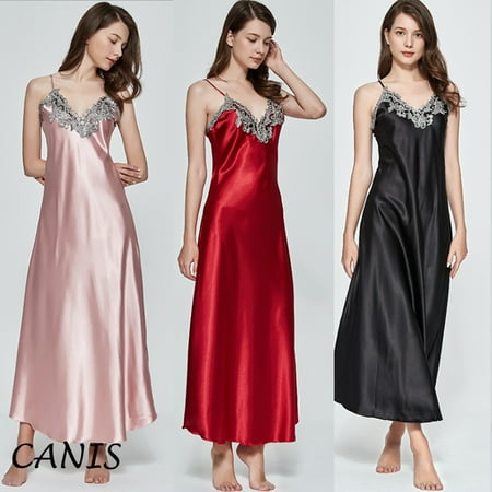 Women s Long Nightgowns Pajamas Satin Silk Lace Sexy Lingerie Sleeveless Deep V Nightdress Backless Nightwear Dress Sleepwear
Women s Long Nightgowns Pajamas Satin Silk Lace Sexy Lingerie Sleeveless Deep V Nightdress Backless Nightwear Dress Sleepwear