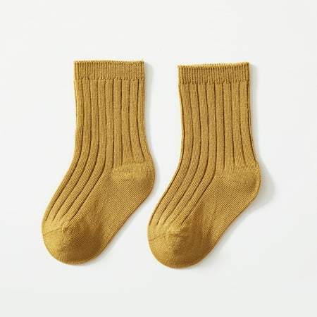 2 pairs Children Socks Autumn And Winter Fashionable Solid Color Simple Vertical Pattern Comfortable Warm Color random
2 pairs Children Socks Autumn And Winter Fashionable Solid Color Simple Vertical Pattern Comfortable Warm Color random