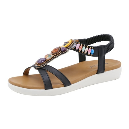 Hinvhai Girls Summer Shoes Clearance Summer Sandals for Women Flat Slip On Sandals Crystal Roman Shoes Open Toe Casual Sandals Black 8(40)
Hinvhai Girls Summer Shoes Clearance Summer Sandals for Women Flat Slip On Sandals Crystal Roman Shoes Open Toe Casual Sandals Black 8(40)