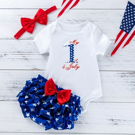 ZMHEGW 3Pcs Toddler Baby Girls 4Th Of Letter Print Romper + Ruffle Pant Outfits Set Baby Summer Autumn Clothing
ZMHEGW 3Pcs Toddler Baby Girls 4Th Of Letter Print Romper + Ruffle Pant Outfits Set Baby Summer Autumn Clothing
