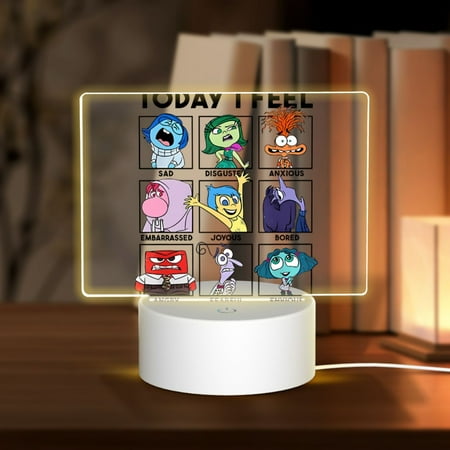 Inside Out 2 Night light plug-in night light bedroom for Stairway/Hallway/Kitchen Rectangular acrylic lampRectangular Acrylic Night Light
Inside Out 2 Night light plug-in night light bedroom for Stairway/Hallway/Kitchen Rectangular acrylic lampRectangular Acrylic Night Light