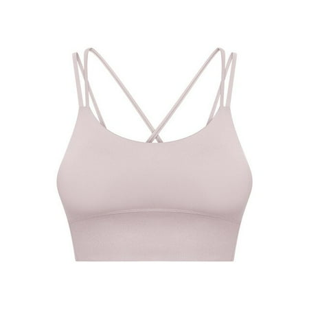 QWZNDZGR New Sports Vest Cross Back Double Shoulder Straps Yoga Bra Skin-Friendly Naked Feeling Fitness Yoga Underwear Black/Blue/Pink
QWZNDZGR New Sports Vest Cross Back Double Shoulder Straps Yoga Bra Skin-Friendly Naked Feeling Fitness Yoga Underwear Black/Blue/Pink