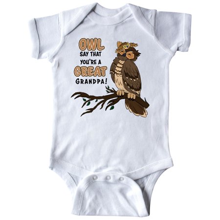 Inktastic Owl Say That You re A Great Grandpa-Cute Owl Family Gift Baby Boy or Baby Girl Bodysuit
Inktastic Owl Say That You re A Great Grandpa-Cute Owl Family Gift Baby Boy or Baby Girl Bodysuit