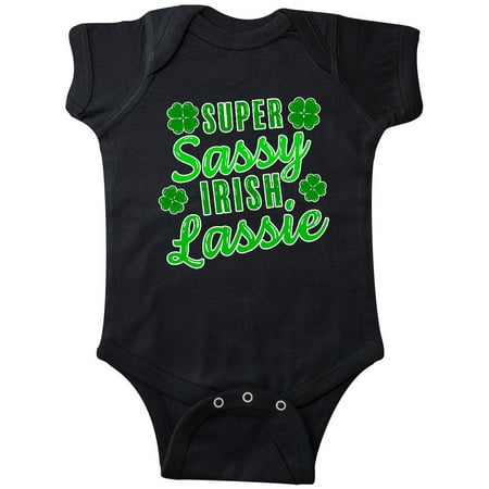 Inktastic Super Sassy Irish Lassy with Green 4 Leaf Clovers Gift Baby Boy or Baby Girl Bodysuit
Inktastic Super Sassy Irish Lassy with Green 4 Leaf Clovers Gift Baby Boy or Baby Girl Bodysuit