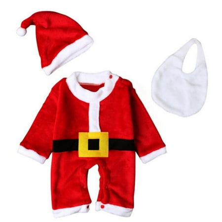 PROMOTION SALES!3pcs/set Newborn Baby Boys Girls Christmas Outfits Fleece Romper Long Sleeve Santa Claus Jumpsuit+Hat+Bib Infant Bodysuit 0-12M
PROMOTION SALES!3pcs/set Newborn Baby Boys Girls Christmas Outfits Fleece Romper Long Sleeve Santa Claus Jumpsuit+Hat+Bib Infant Bodysuit 0-12M