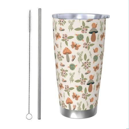 Vsdgher Forest Mushrooms Insects 20 Oz Stainless Steel Vacuum Insulated Travel Mug Coffee Cup for Home Office Outdoor Works Great for Ice Drinks and Hot Beverage -Straw Two-piece Set
Vsdgher Forest Mushrooms Insects 20 Oz Stainless Steel Vacuum Insulated Travel Mug Coffee Cup for Home Office Outdoor Works Great for Ice Drinks and Hot Beverage -Straw Two-piece Set