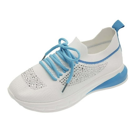 Lyinloo New Mesh Women s Shoes Rhinestone Casual Shoes Women s Running Sneakers Blue 36
Lyinloo New Mesh Women s Shoes Rhinestone Casual Shoes Women s Running Sneakers Blue 36