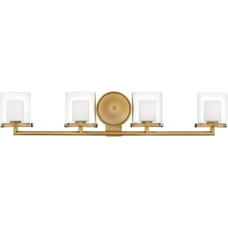 Bathroom Vanity 4 Light Fixtures With Heritage Brass Finish Steel Material G-9 Bulb 34 240 Watts
Bathroom Vanity 4 Light Fixtures With Heritage Brass Finish Steel Material G-9 Bulb 34 240 Watts