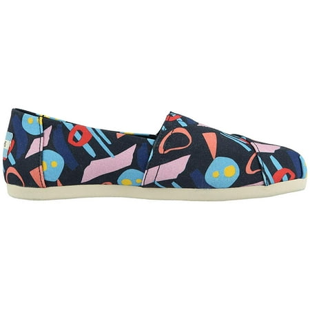 TOMS Alpargata 3.0 Navy Canvas Mid Century Print