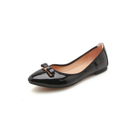 Tenmix Women Flat Shoes Slip On Boat Shoe Non-slip Flats Comfort Women s Casual Fashion Black Patent Leather Upper 4.5
Tenmix Women Flat Shoes Slip On Boat Shoe Non-slip Flats Comfort Women s Casual Fashion Black Patent Leather Upper 4.5