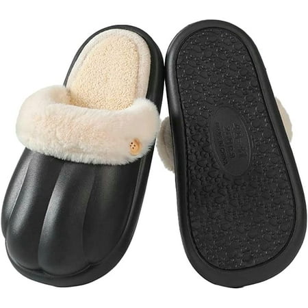 CoCopeaunt Women Men Fluffy Plush Faux Fur Waterproof Anti-skip House Shoes Warm Soft Detachable Taken-down Lining Indoor Slippers
CoCopeaunt Women Men Fluffy Plush Faux Fur Waterproof Anti-skip House Shoes Warm Soft Detachable Taken-down Lining Indoor Slippers