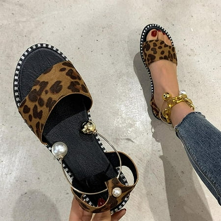 Homedles Sandals for Women- Open toe Flat Summer Gift for Women Comfortable Casual Women Sandals Brown 37
Homedles Sandals for Women- Open toe Flat Summer Gift for Women Comfortable Casual Women Sandals Brown 37