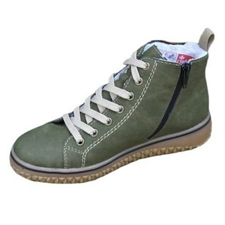 Women s Ankle Boot with Plush Liner Vintage Style Casual Ankle Sneakers Warm Lining PU High Top Shoes for Winter New
Women s Ankle Boot with Plush Liner Vintage Style Casual Ankle Sneakers Warm Lining PU High Top Shoes for Winter New