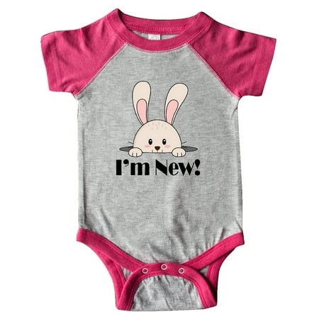 Inktastic New Baby Gift Bunny Rabbit Gift Baby Boy or Baby Girl Bodysuit