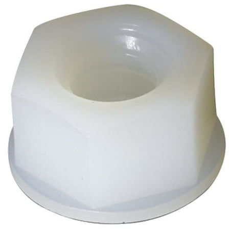 2PC #4-40 Plain Finish Nylon Lock Nut 25 pk.