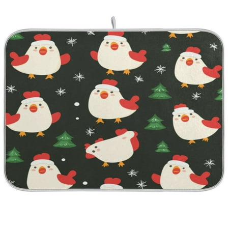 Kitchen Drying Mat 16x18In Drying Dish Mat Dish Drying Mats Kitchen Countertop Multi-Function Drain Drying Mat Kitchen Table Christmas Cute Chick
Kitchen Drying Mat 16x18In Drying Dish Mat Dish Drying Mats Kitchen Countertop Multi-Function Drain Drying Mat Kitchen Table Christmas Cute Chick
