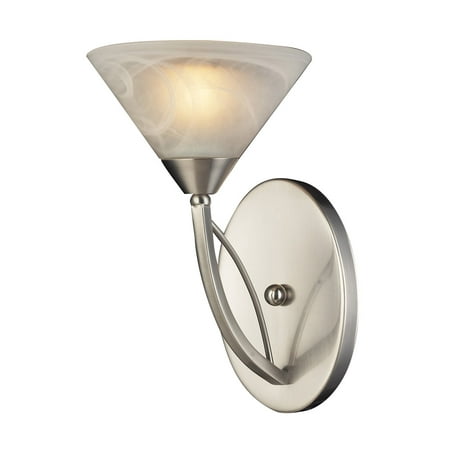 Wall Sconces 1 Light Fixtures With Satin Nickel Finish Metal Glass Material Medium Bulb 7 60 Watts
Wall Sconces 1 Light Fixtures With Satin Nickel Finish Metal Glass Material Medium Bulb 7 60 Watts