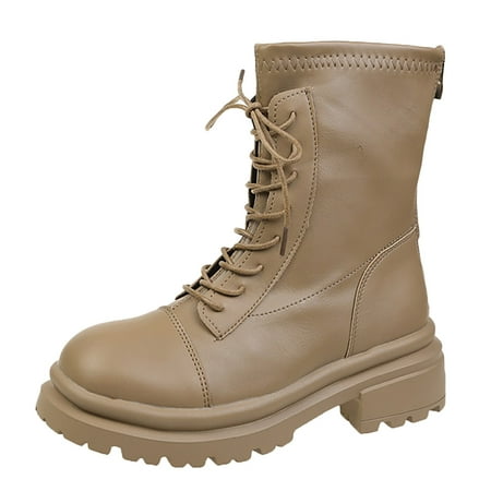 Quealent Adult Women Shoes Womens Snow Boots Wide Width Wide Calf Fashion Women Artificial Leather Solid Womens Suede Boots Mid Calf with Zipper Khaki 7.5
Quealent Adult Women Shoes Womens Snow Boots Wide Width Wide Calf Fashion Women Artificial Leather Solid Womens Suede Boots Mid Calf with Zipper Khaki 7.5