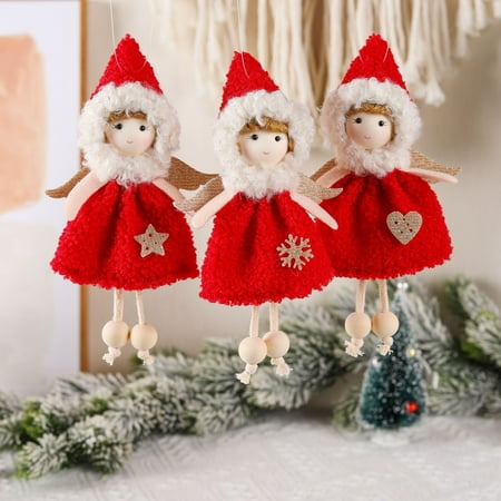 Christmas Doll Pendant Wide Application Nice Appearance Decorate Cute Fairy Angel Doll Christmas Tree Decorations for Ch
Christmas Doll Pendant Wide Application Nice Appearance Decorate Cute Fairy Angel Doll Christmas Tree Decorations for Ch