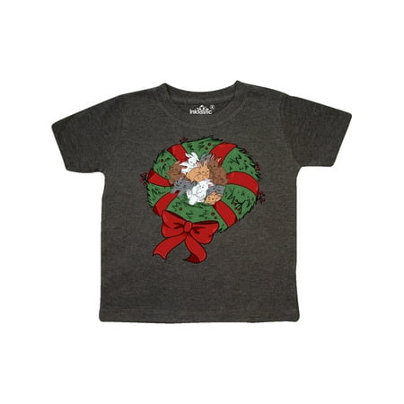 Inktastic Christmas Wreath Filled with Cute Bunnies and Red Bow Gift Toddler Boy or Toddler Girl T-Shirt
Inktastic Christmas Wreath Filled with Cute Bunnies and Red Bow Gift Toddler Boy or Toddler Girl T-Shirt