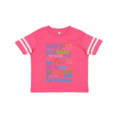 Inktastic Live Dream Fly Fishing Gift Toddler Boy or Toddler Girl T-Shirt