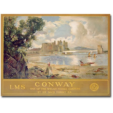 Trademark Art "Midland & Scottish Railway, 1930" Canvas Wall Art by David Muray