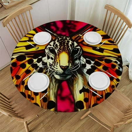 BCIIG Butterfly Leopard Print Round Table Cover Stain Resistant Washable Indoor Outdoor Tablecloth Kitchen Dining Wedding Parties 100% Polyester Fiber 38-42
BCIIG Butterfly Leopard Print Round Table Cover Stain Resistant Washable Indoor Outdoor Tablecloth Kitchen Dining Wedding Parties 100% Polyester Fiber 38-42