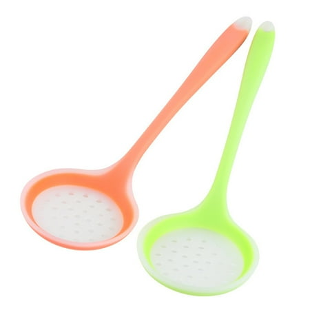 2Pcs Silicone Skimmers Long Handle Heat Resistant Slotted Spoons (Random Color)
2Pcs Silicone Skimmers Long Handle Heat Resistant Slotted Spoons (Random Color)