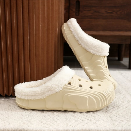 Winter Unisex Fuzzy Slippers Warm House Home Bedroom Shoes Woman Toe Closed Platform Slippers Garden Shoes Mules Indoor Outdoor
Winter Unisex Fuzzy Slippers Warm House Home Bedroom Shoes Woman Toe Closed Platform Slippers Garden Shoes Mules Indoor Outdoor