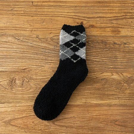 6 pair Winter Men Diamond Printed Coral Velvet Warm Sleeping Tube Socks At Home Color Random
6 pair Winter Men Diamond Printed Coral Velvet Warm Sleeping Tube Socks At Home Color Random