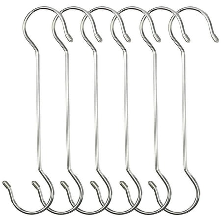 vnanda S Hooks for Kitchen 6pcs Extra S Hooks Heavy Duty Stainless Steel Hook for Kitchen Closet Bathroom Garage Workshop Office Organization for Hanging
vnanda S Hooks for Kitchen 6pcs Extra S Hooks Heavy Duty Stainless Steel Hook for Kitchen Closet Bathroom Garage Workshop Office Organization for Hanging