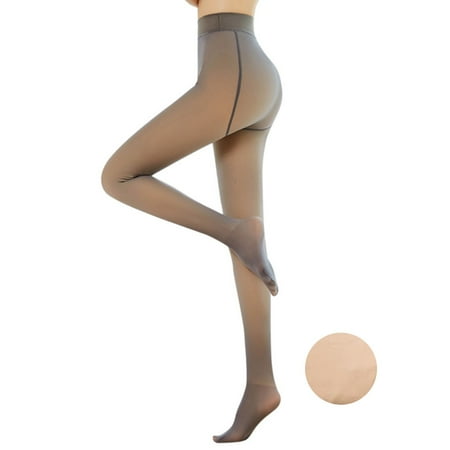 Women Winter Warm Fake Translucent Pantyhose Thicken Faux Fleece Lined Seamless Stockings Slimming Legs Opaque Footed Tights Leggings
Women Winter Warm Fake Translucent Pantyhose Thicken Faux Fleece Lined Seamless Stockings Slimming Legs Opaque Footed Tights Leggings