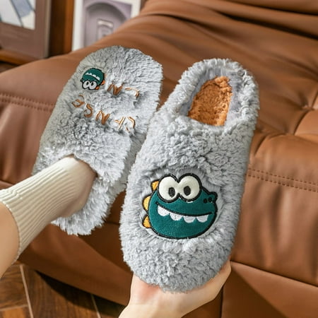 dyfzdhu fuzzy slippers for women autumn and winter fashion comfortable warm cute dinosaur cartoon solid color indoor
dyfzdhu fuzzy slippers for women autumn and winter fashion comfortable warm cute dinosaur cartoon solid color indoor