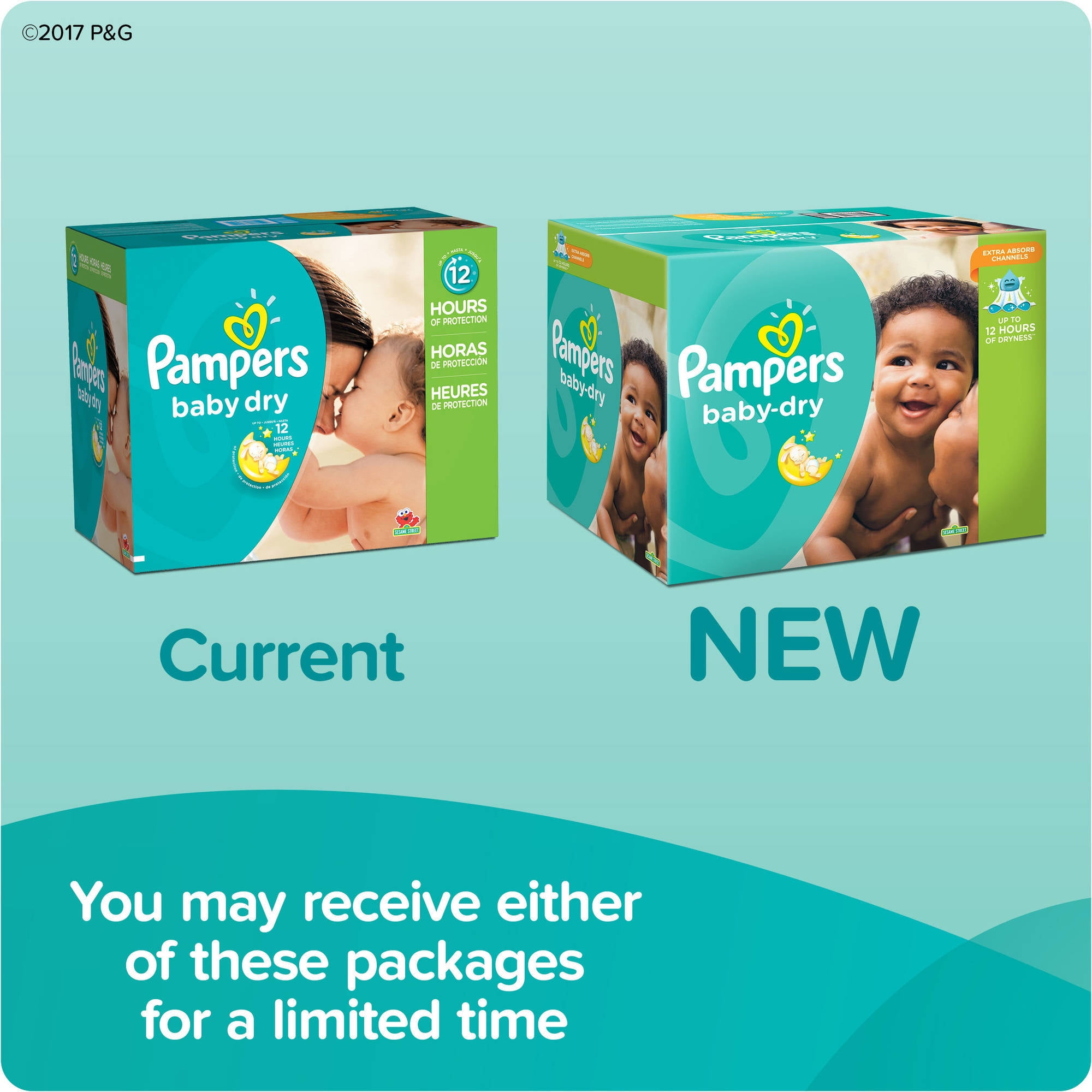 Pampers Baby Dry Diapers, Economy Pack (Choose Your Size ...