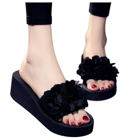 new home gifts for home Women s Flower Outdoor Fashion Leisure Beach Wedge Slip On Slippers Shoes Cloth Black
new home gifts for home Women s Flower Outdoor Fashion Leisure Beach Wedge Slip On Slippers Shoes Cloth Black