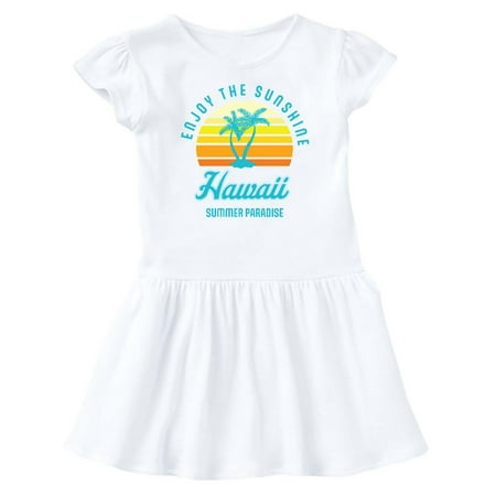 Inktastic Enjoy The Sunshine Hawaii Summer Paradise Gift Baby Girl Dress
