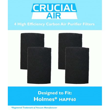 4 Holmes HAPF60 Air Purifier Carbon Filters, Part # HAPF60