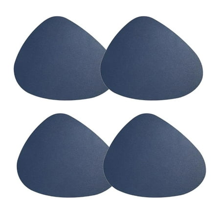 4 Environmental Protection Leather Home Dining Mats with Thick Insulation and Waterproof Table Mats-Dark Blue
4 Environmental Protection Leather Home Dining Mats with Thick Insulation and Waterproof Table Mats-Dark Blue