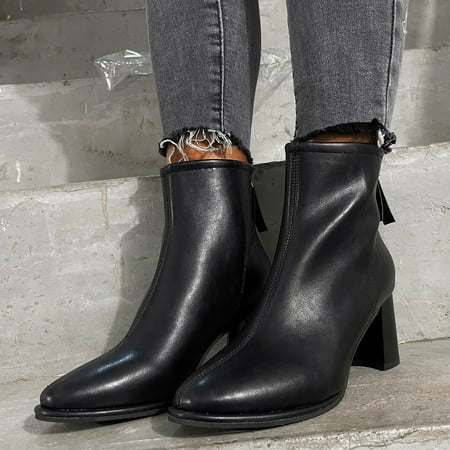 ZMHEGW Boots For Women Breathable Heels Zipper Retro High Chunky Short Boots Shoes
ZMHEGW Boots For Women Breathable Heels Zipper Retro High Chunky Short Boots Shoes
