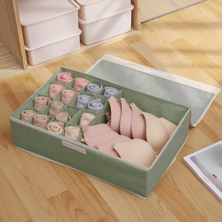 TANGNADE 17 Lattice Finishing Box Underwear Underwear Storage Box Bra Socks Foldable Underwear Storage Box Foldable Storage Bag Washable
TANGNADE 17 Lattice Finishing Box Underwear Underwear Storage Box Bra Socks Foldable Underwear Storage Box Foldable Storage Bag Washable