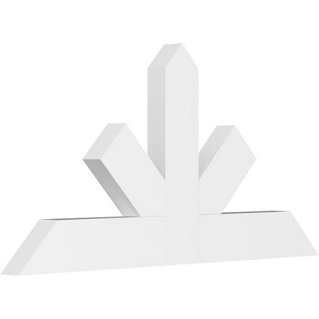 36 W x 18 H x 2 D x 4 F 12/12 Pitch Saratoga Architectural Grade PVC Gable Bracket
36 W x 18 H x 2 D x 4 F 12/12 Pitch Saratoga Architectural Grade PVC Gable Bracket