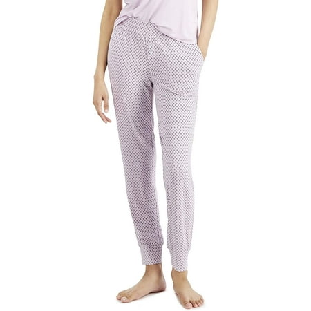 Alfani Womens Ultra Soft Knit Pull-On Jogger Pajama Pants 2X-Large Purple