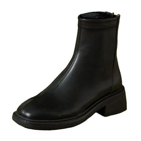 fvwitlyh Ankle Boots for Women Boots Womens Shoes Fashion Women Artificial Leather Solid Color Autumn Thick Sole Square Women Booties And Boots Size 6
fvwitlyh Ankle Boots for Women Boots Womens Shoes Fashion Women Artificial Leather Solid Color Autumn Thick Sole Square Women Booties And Boots Size 6