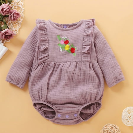 DAETIROS Comfortable (0-12M) Jumpsuit Newborn Infant Baby Girls Winter Cute Funny Soft Rompers Purple
DAETIROS Comfortable (0-12M) Jumpsuit Newborn Infant Baby Girls Winter Cute Funny Soft Rompers Purple