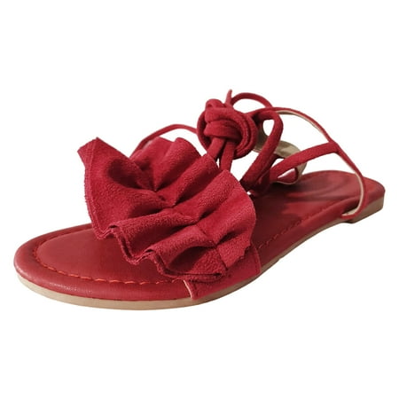 Fashion Summer Women Flock Beach Lace Up Soft Sole Casual Open Toe Non Slip Flat Breathable Shoes Sandals Sports Sandals for Women Wide Width Womens Soft Sandals
Fashion Summer Women Flock Beach Lace Up Soft Sole Casual Open Toe Non Slip Flat Breathable Shoes Sandals Sports Sandals for Women Wide Width Womens Soft Sandals