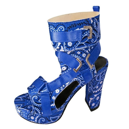 Follure Girl women s casual shoes Fashion Women s Shoes High Heels Paisley Print Breathable Slip-On Casual Sandals Blue 41
Follure Girl women s casual shoes Fashion Women s Shoes High Heels Paisley Print Breathable Slip-On Casual Sandals Blue 41
