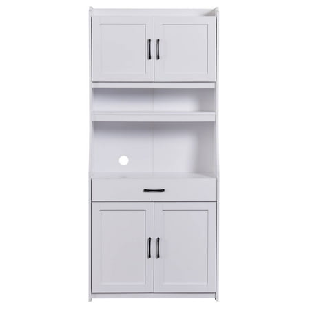 One-body Style Pantry Cabinet Kitchen Dining Room Storage Buffet with Doors White
One-body Style Pantry Cabinet Kitchen Dining Room Storage Buffet with Doors White