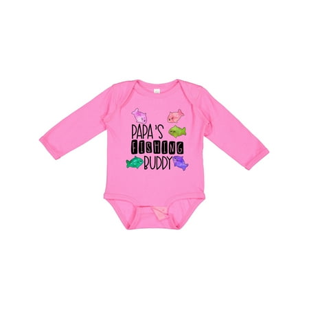 Inktastic Papa s Fishing Buddy with Colorful Fish Gift Baby Boy or Baby Girl Long Sleeve Bodysuit
Inktastic Papa s Fishing Buddy with Colorful Fish Gift Baby Boy or Baby Girl Long Sleeve Bodysuit