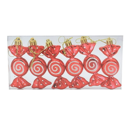 Outfmvch christmas decorations home decor Christmas Decoration Gift Box Painted Candy Props Pendant Christmas Tree Colored Candy Pendant Christmas Gift Pendant A Box Of 6 Pieces
Outfmvch christmas decorations home decor Christmas Decoration Gift Box Painted Candy Props Pendant Christmas Tree Colored Candy Pendant Christmas Gift Pendant A Box Of 6 Pieces